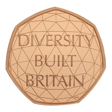 2020 Celebrating Diversity Fifty Pence Proof Gold Coin Boxed