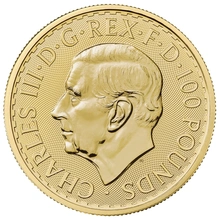 Tube of 10 2024 Britannia One Ounce Gold Coins