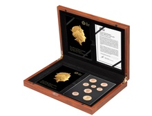 Gold Proof 2015 Fifth Circulating UK Coinage Portrait Set