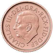 2025 Last of the Rose Gold Half Sovereign in a Gift Box