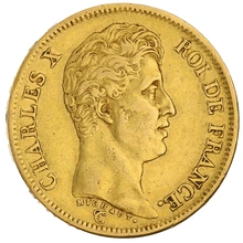 40 French Francs Charles X 1824-1830