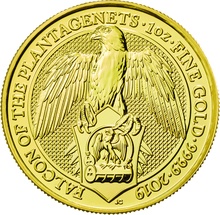 2019 The Falcon of the Plantagenets - 1oz Gold Coin