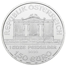 2020 Austrian Philharmonic Silver Coin 1oz