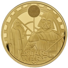 2023 Star Wars - Darth Vader & Emperor Palpatine 1oz Proof Gold Coin Boxed
