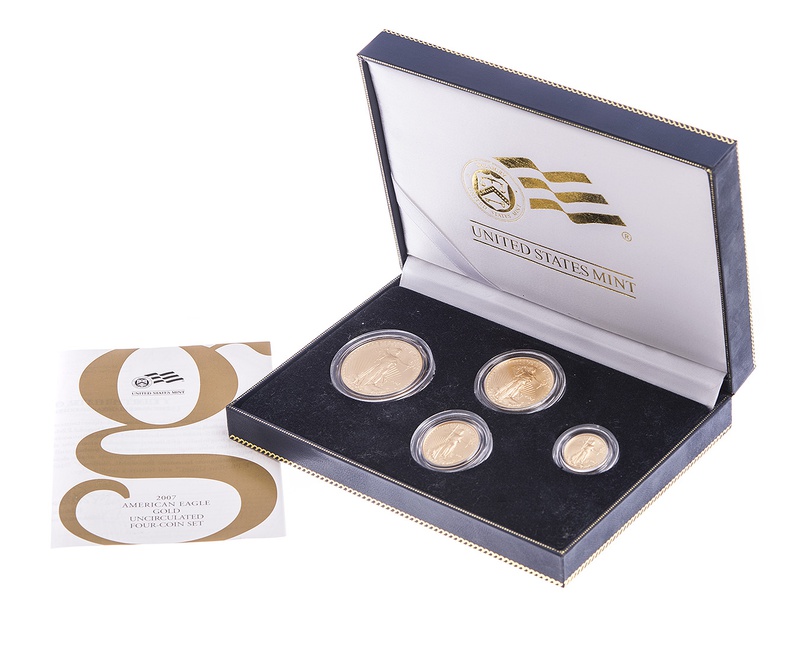 2007 Gold Eagle Uncirculated 4-Coin Set