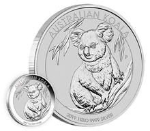 2019 1kg Silver Australian Koala