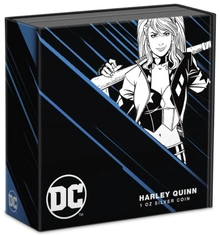 2024 Proof Harley Quinn Silver Coin 1oz Boxed