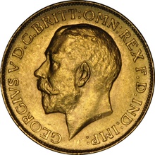 1911 Gold Sovereign - King George V - C
