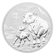 2021 1oz Perth Mint Year of the Ox Silver Coin