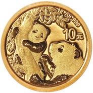 1 Gram Gold Panda Coins