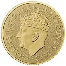 2023 Coronation £25 Quarter Ounce Gold Coin