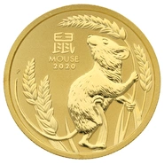 2020 Perth Mint Half Ounce Year of the Mouse Gold Coin