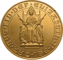 1989 Five Pound Proof Gold Coin: 500th Anniversary no box or cert