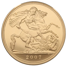 2007 Gold Proof Sovereign Four Coin Set