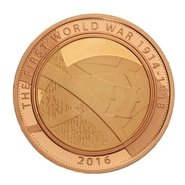 2016 £2 The Army Two Pound Proof Gold Coin