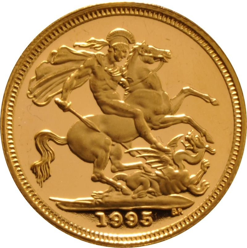 Proof Gold Half Sovereign - Grade B