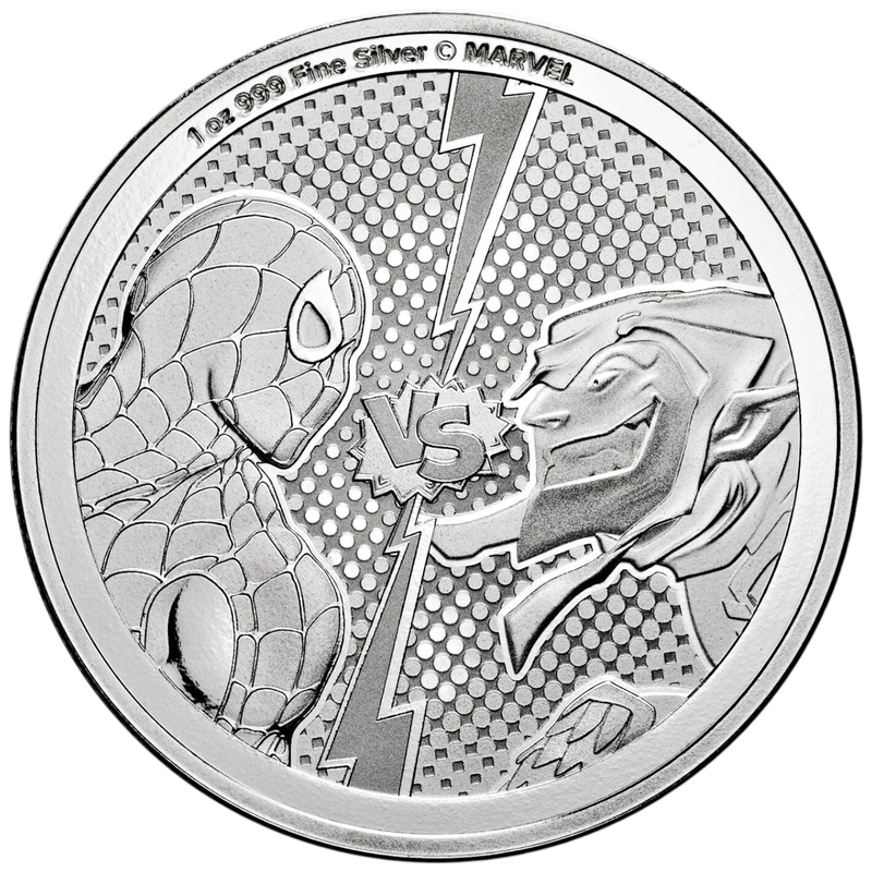 2024 Spider-Man vs Green Goblin 1oz Silver Coin