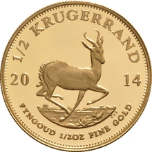 2014 Proof Half Ounce Krugerrand Gold Coin only