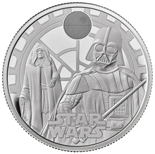 2023 1oz Darth Vader & Emperor Palpatine Star Wars Proof Silver Coin Boxed