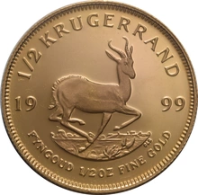 1999 Proof Half Ounce Krugerrand Gold Coin