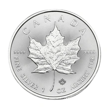 2021 1oz Canadian Maple Silver Coin