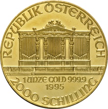 1995 1oz Austrian Gold Philharmonic Coin