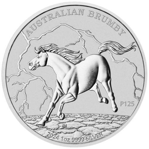 2024 1oz Silver Australian Brumby Coin