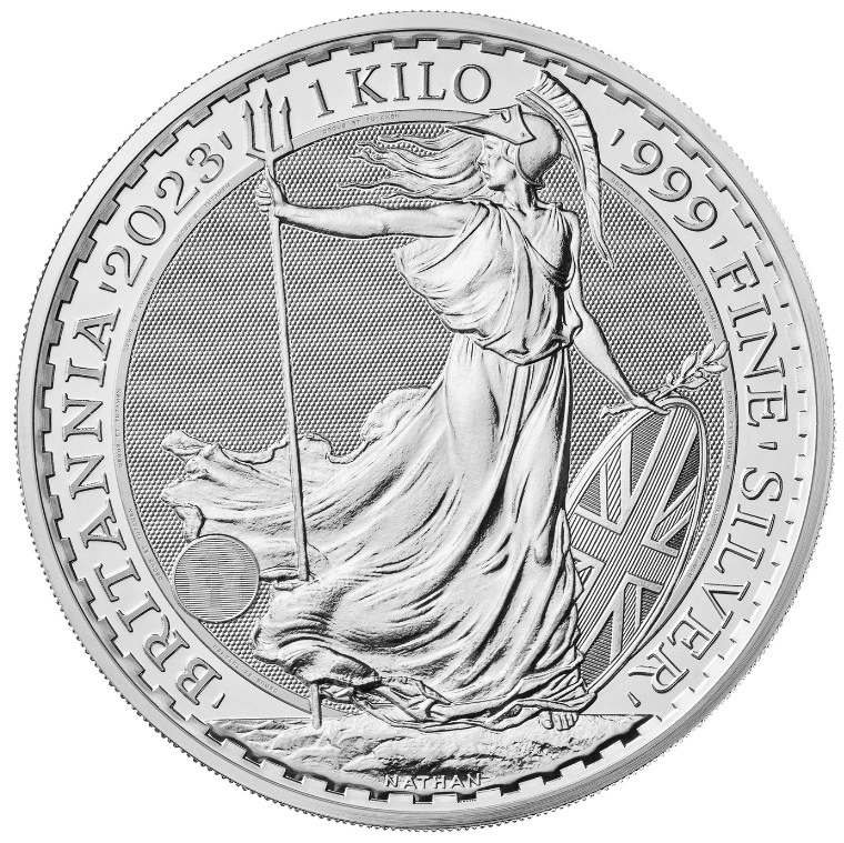 2023 1kg Silver Britannia Coin Queen Elizabeth II