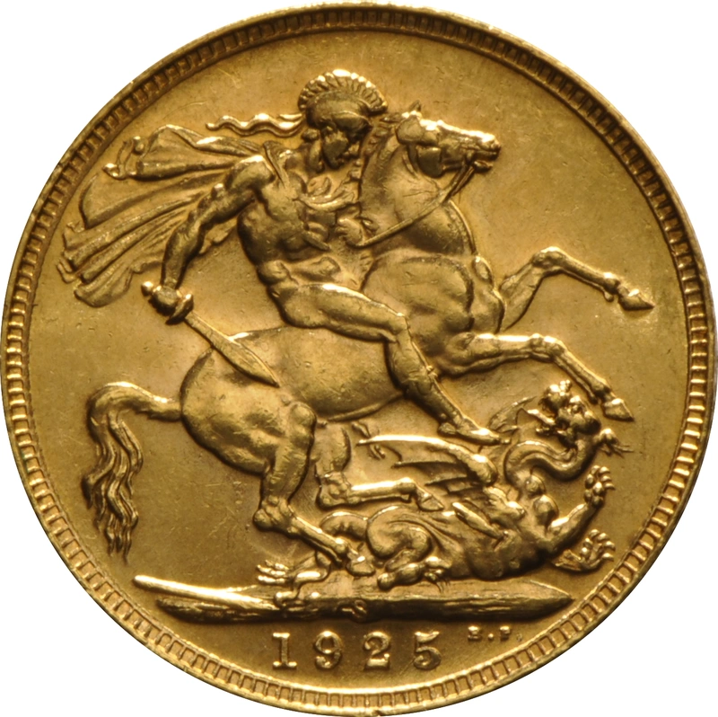 1925 Gold Sovereign Coin George V Sydney