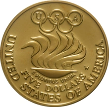 1988 Olympic Games - American Gold Commemorative $5