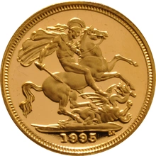 Proof Gold Half Sovereign - Grade B