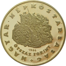 500 Forint 1966 Zrínyi Miklós Gold Coin