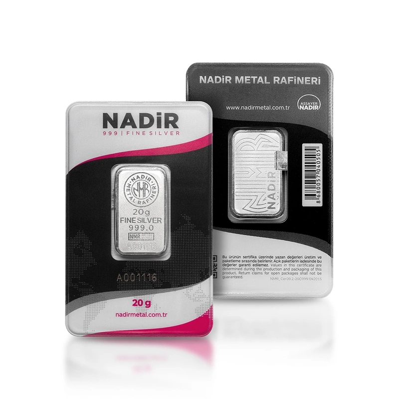 Nadir 20 Gram Minted Silver Bar