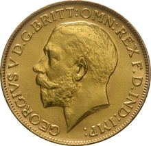 1912 Gold Sovereign - King George V - London