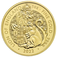 2022 The Lion of England - Tudor Beasts 1oz Gold Coin