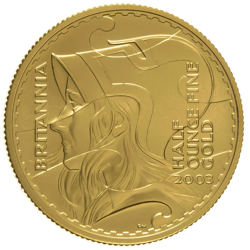 2003 Half Ounce Proof Britannia Gold Coin
