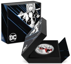 2024 Proof Harley Quinn Silver Coin 1oz Boxed