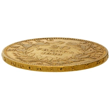 1855 20 French Francs - Napoleon III Bare Head - A - greyhound