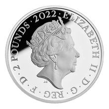 2022 1oz Music Legends - The Rolling Stones Proof Silver Coin Boxed