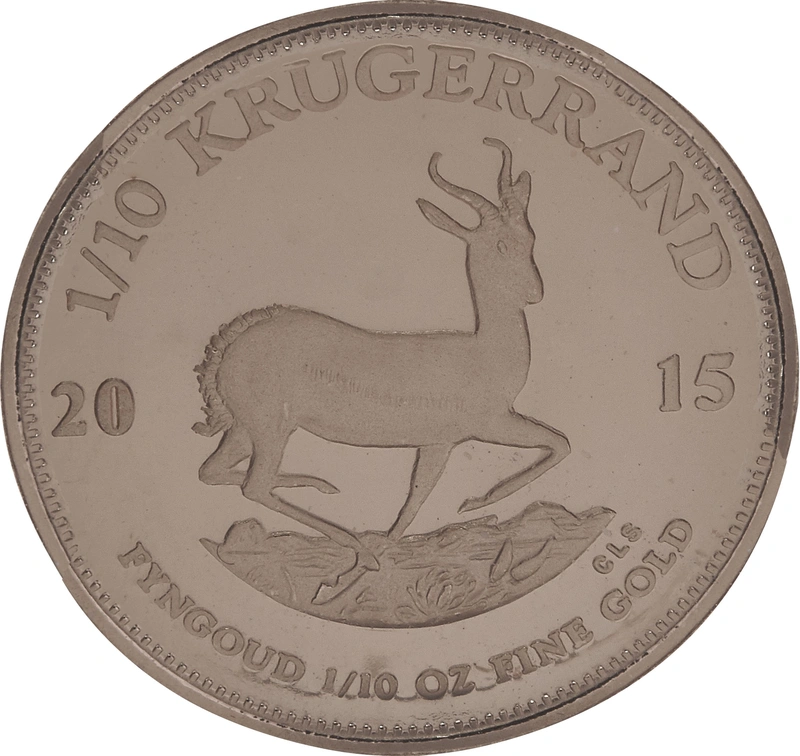 2015 Proof 1/10oz Krugerrand Gold Coin