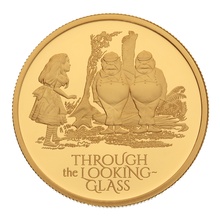 2021 1oz Through the Looking-Glass Proof Gold Coin Boxed