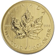 2015 Tenth Ounce Gold Canadian Maple