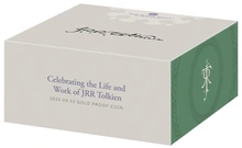 2023 JRR Tolkien Gold £2 Proof Coin Boxed