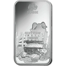 PAMP 1oz 2019 Year of the Pig Silver Bar