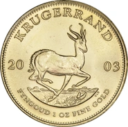 2003 Krugerrand Gold Coin 1oz