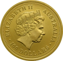 2002 1oz Gold Australian Nugget