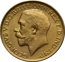 1918 Gold Sovereign - King George V - I