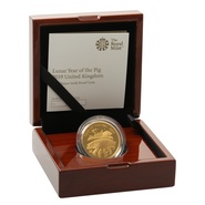 2019 Royal Mint 1oz Year of the Pig Proof Gold Coin Boxed