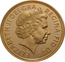 1998 Proof Gold £5 Coin Quintuple Sovereign