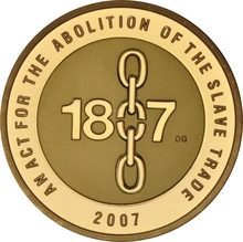 2007 Two Pound Proof Gold Coin: Abolition of Slave Trade